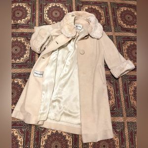 Vintage coat by Bain's Las Vegas with real fur